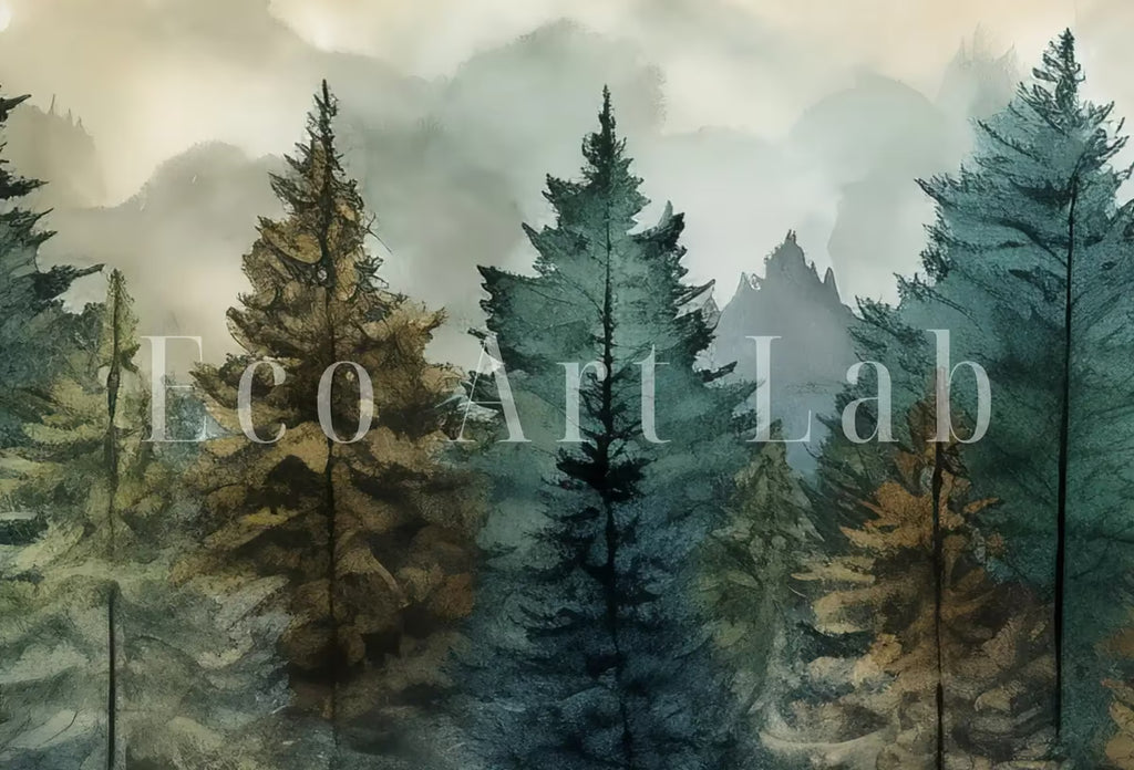 Set of 3 Prints. Mountain Wall Art. Gallery Wall Set. Watercolor Mountain Prints. 3 Piece Wall Art. Landscape Print Set. Modern Home Decor – Printable Wall Art Set