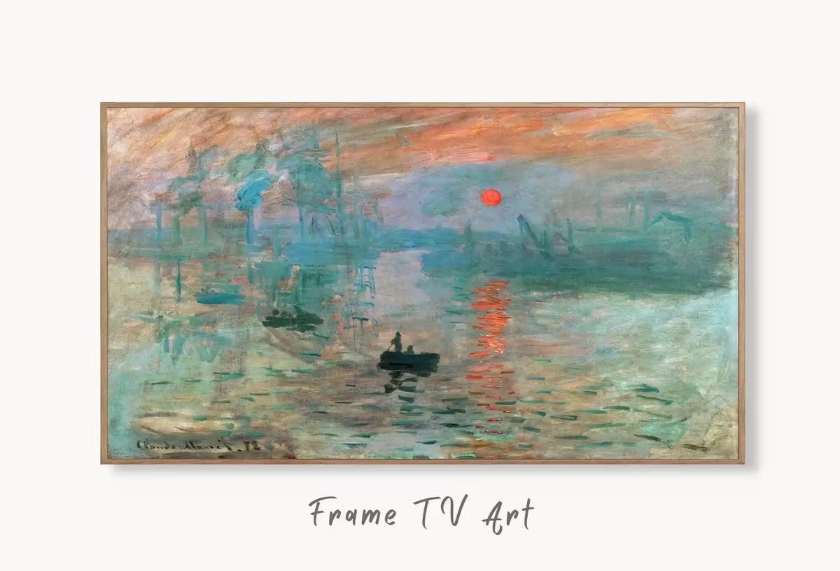 Set of 4 Samsung Frame TV Art 4K. Claude Monet Famous Paintings Collection. Claude Monet Art Set. Instant Download. Vintage Frame TV Art #3 – Frame TV Art Set