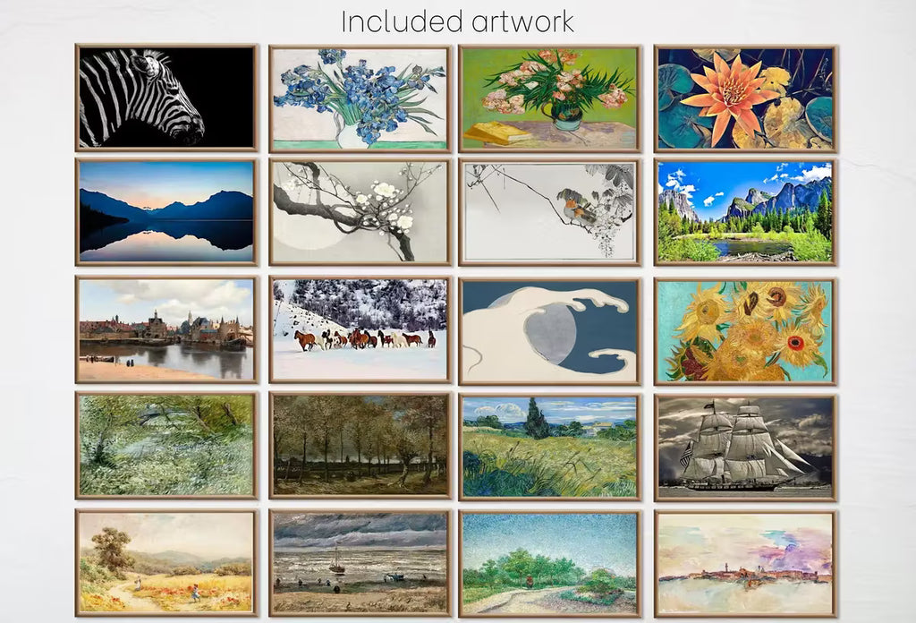 Set of 40 Samsung Frame TV 4K Art. Best Sellers Paintings & Digital Art Ultimate Collection #2. TV Art Set. Instant Download Frame TV Art – Frame TV Art Set