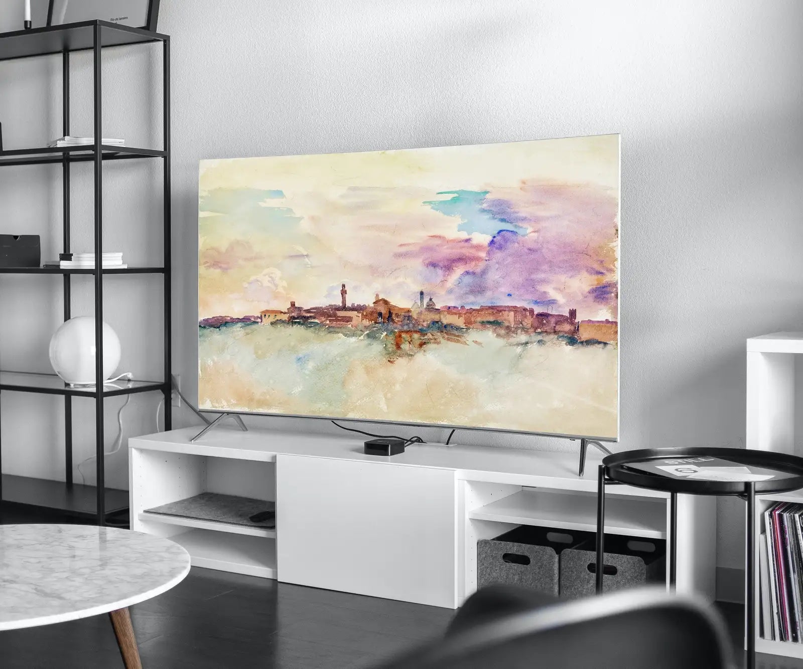 Second included artwork preview from Siena Italy 4K Samsung TV Frame Art. Instant Digital Download Landscape Samsung Frame Tv Art Vintage Digital Painting. featuring various scenes.