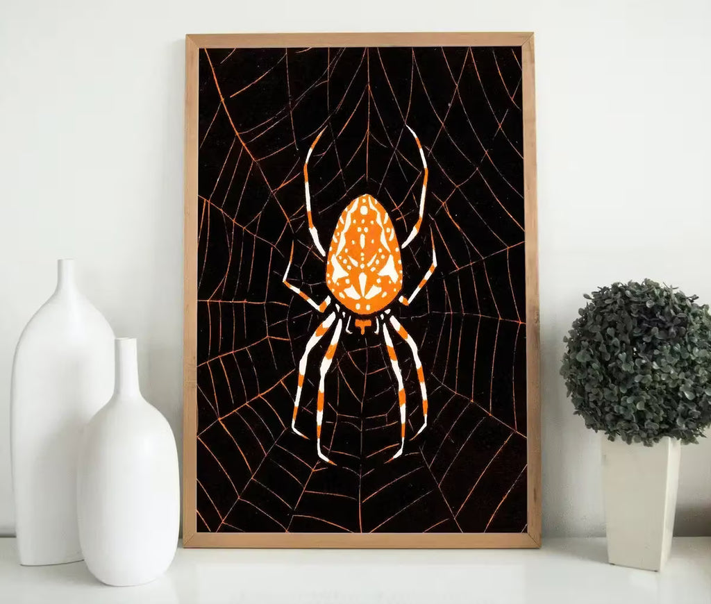 Spider Painting Vintage Art Nouveau Print Wall Art. Instant Download Spider Poster Julie De Graag Printable Wall Art. Art Nouveau Poster – Printable Wall Art