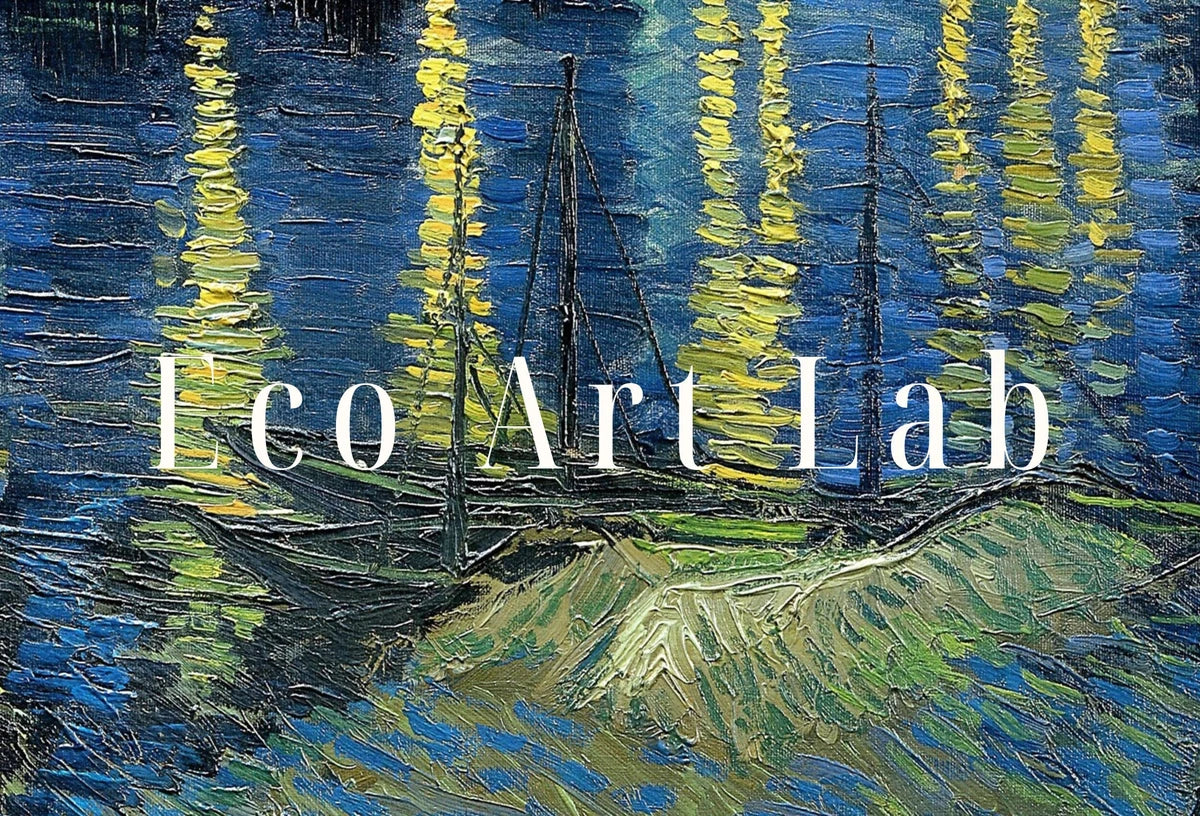 Nuit étoilée sur le Rhône de Vincent van Gogh, art célèbre. Téléchargement instantané de peinture vintage de Van Gogh. Art raffiné