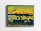 Included artwork preview showing first selection of artworks from Stevedores in Arles. Vincent van Gogh Printable Famous Art Print. Instant Download van Gogh Print. Vintage Nautical Painting. Fine Art Print.