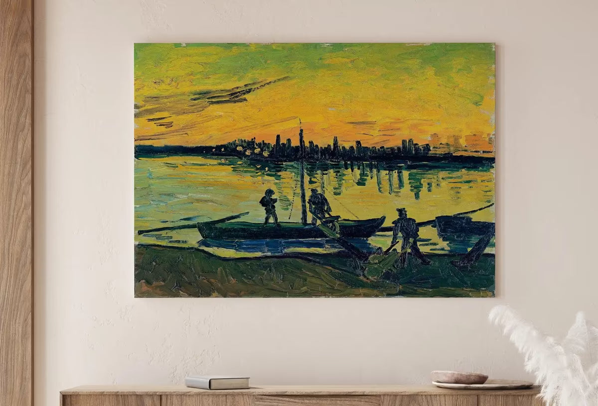 Stevedores in Arles. Vincent van Gogh Printable Famous Art Print. Instant Download van Gogh Print. Vintage Nautical Painting. Fine Art Print – Printable Wall Art