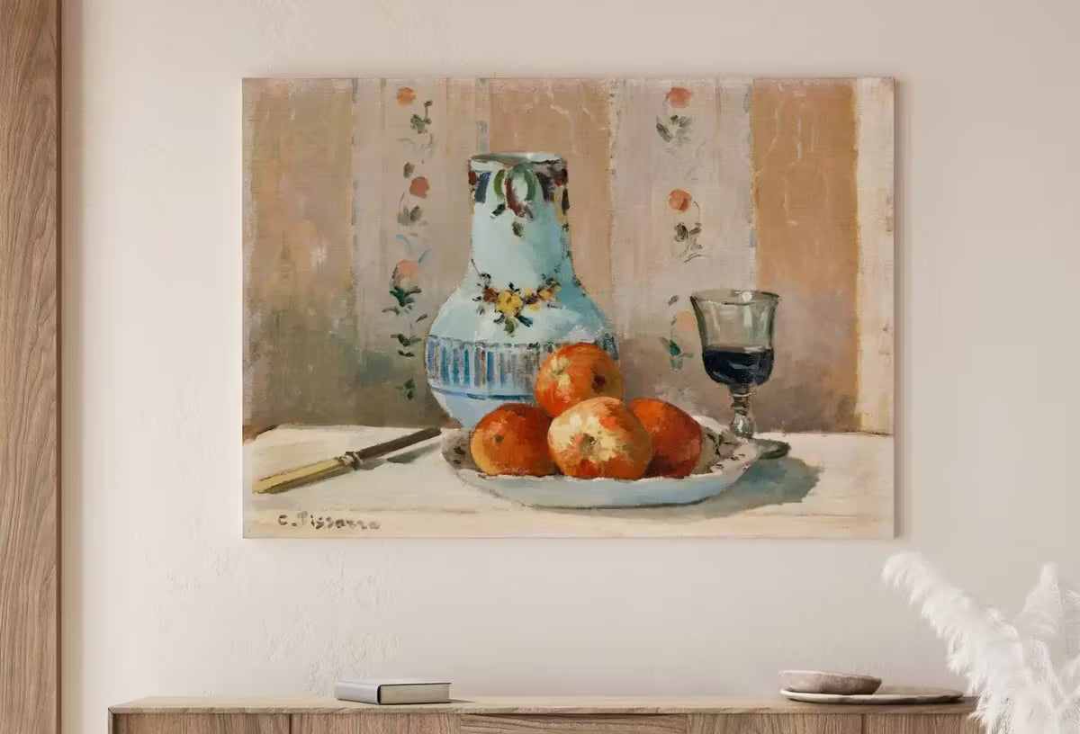 Still Life with Apples and Pitcher Famous Antique Oil Painting. Instant Download Vintage Decor. Art Print Vintage Painting. Printable Art – Printable Wall Art