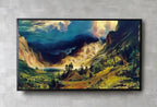 Second included artwork preview from Storm in the Mountains Landscape Painting, Frame TV Art, Digital Download, Digital Art for TV Colorful Wall Art, Artwork for The Frame TV featuring various scenes.