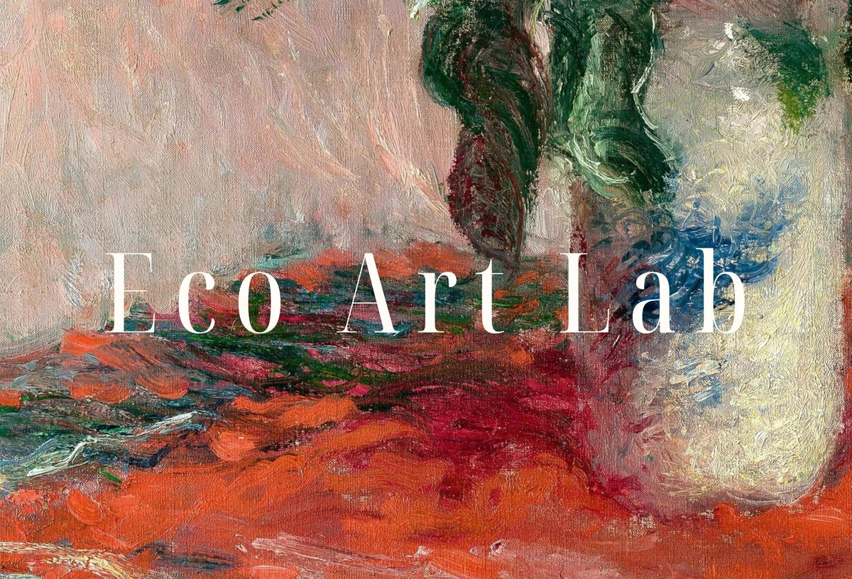 Detail view of artwork from Sunflowers Painting Famous Claude Monet Art Print. Instant Download Floral Printable Monet Fine Art Bouquet of Sunflowers Vintage Painting. (variation 2)