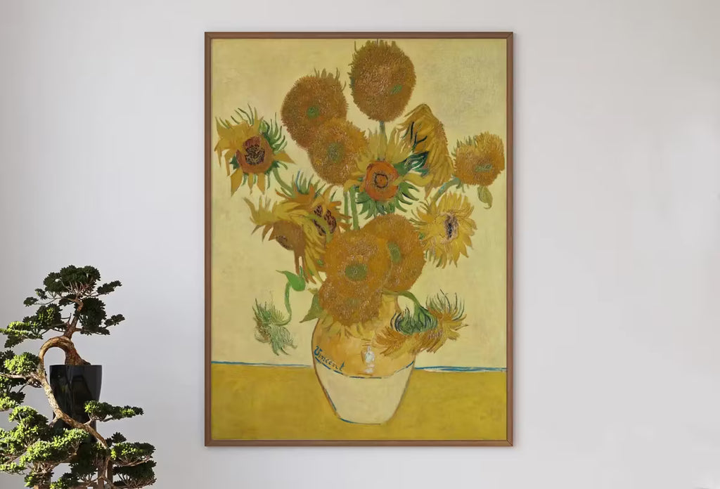 Sunflowers Painting Famous van Gogh Art Print. Instant Download Printable van Gogh Fine Art Sunflowers Vintage Still Life Painting – Printable Wall Art