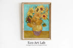 Sunflowers Painting Famous van Gogh Art Print. Instant Download Printable van Gogh Fine Art Vase With Twelve Sunflowers Vintage Painting. – Printable Wall Art