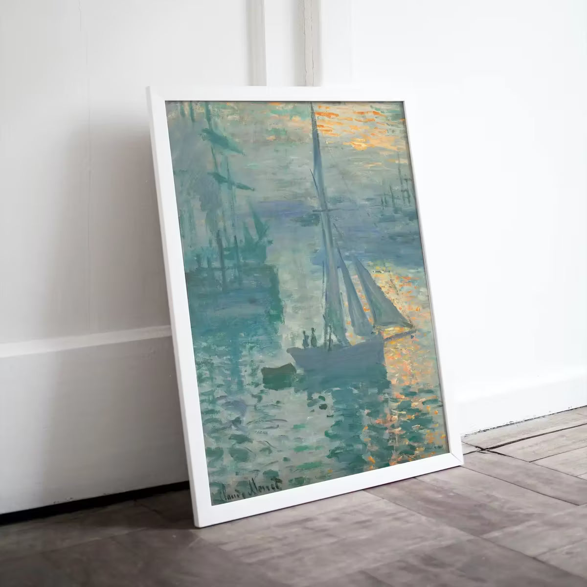 Sunrise Painting by Claude Monet Nautical Famous Monet Art. Instant Download Vintage Decor. Monet Landscape Printable Wall Art Vintage Decor – Printable Wall Art