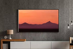 Sunset Over Mountains Abstract Samsung Frame TV Art. Abstract Sunset Wall Art Samsung TV,  for Samsung Frame, Frame TV Art – Frame TV Art Set