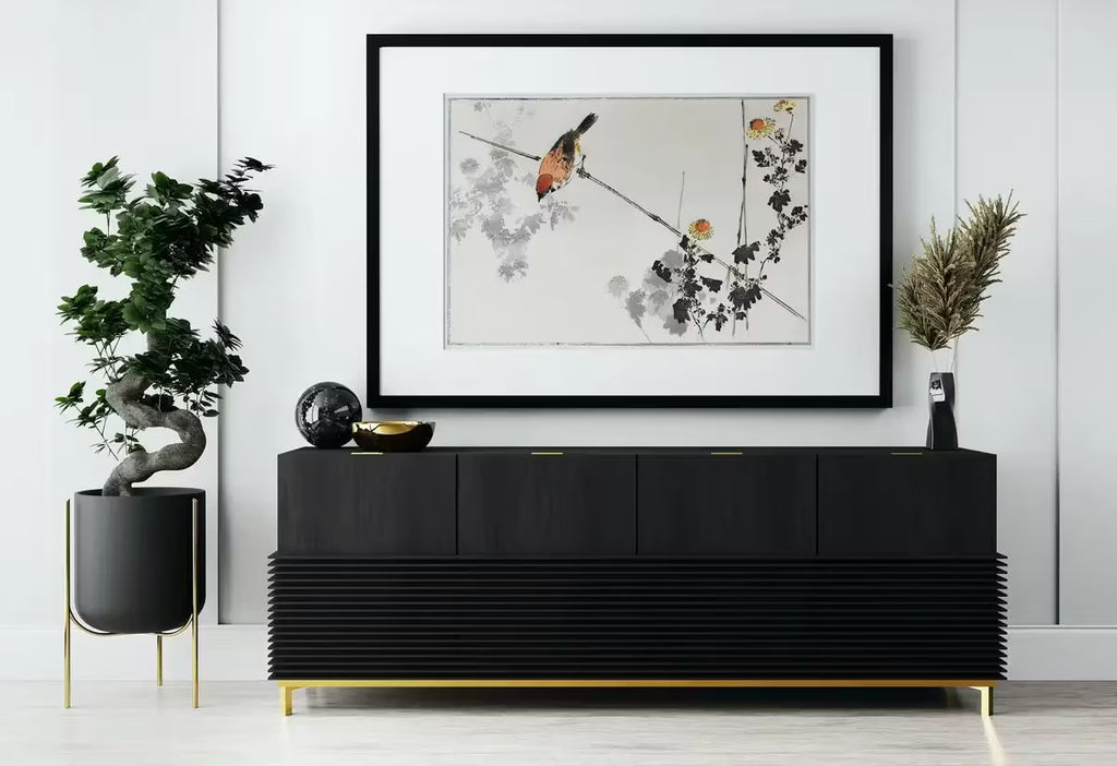 Swallow Bird illustration Vintage Japanese Painting. Japanese Wall Art Printable Poster. 19th Century Japanese Vintage Wall Art, Bird Art – Printable Wall Art