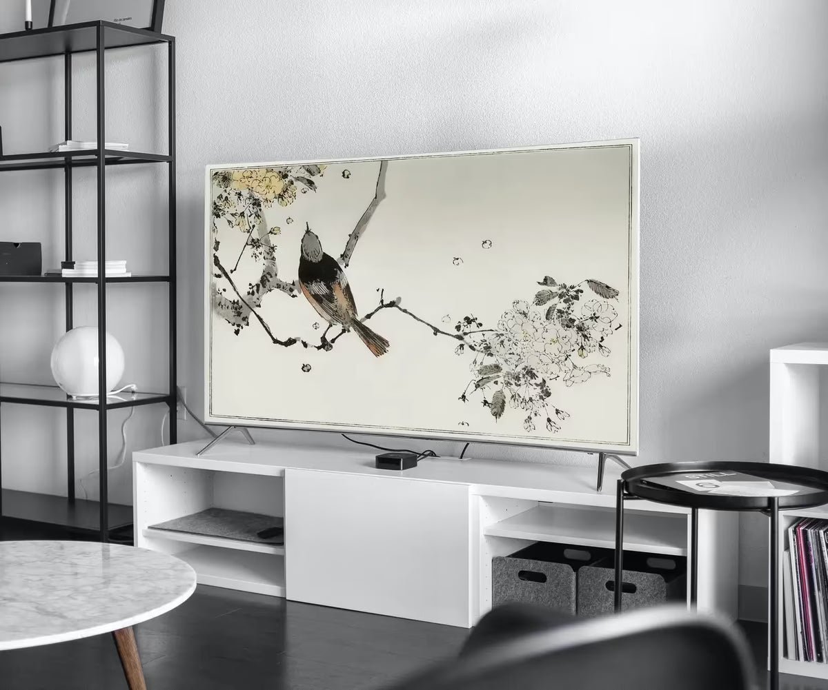 Swallow Bird on Branch Frame TV Art. Vintage Japanese Painting Samsung Art TV,  for Samsung Frame, Frame TV Art – Frame TV  Art