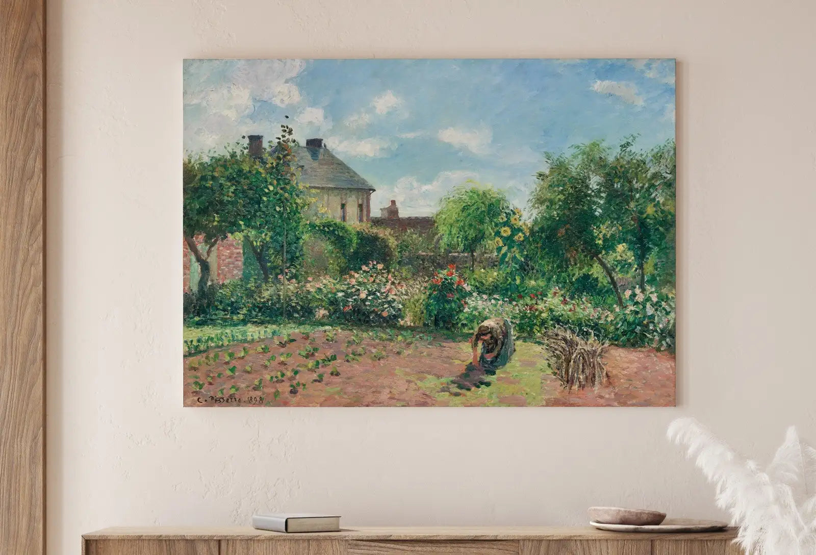 Second included artwork preview from The Artist's Garden Famous Impressionist Vintage Painting. Instant Download Vintage Decor. Botanical Print Printable Wall Art. Vintage Decor featuring various scenes.