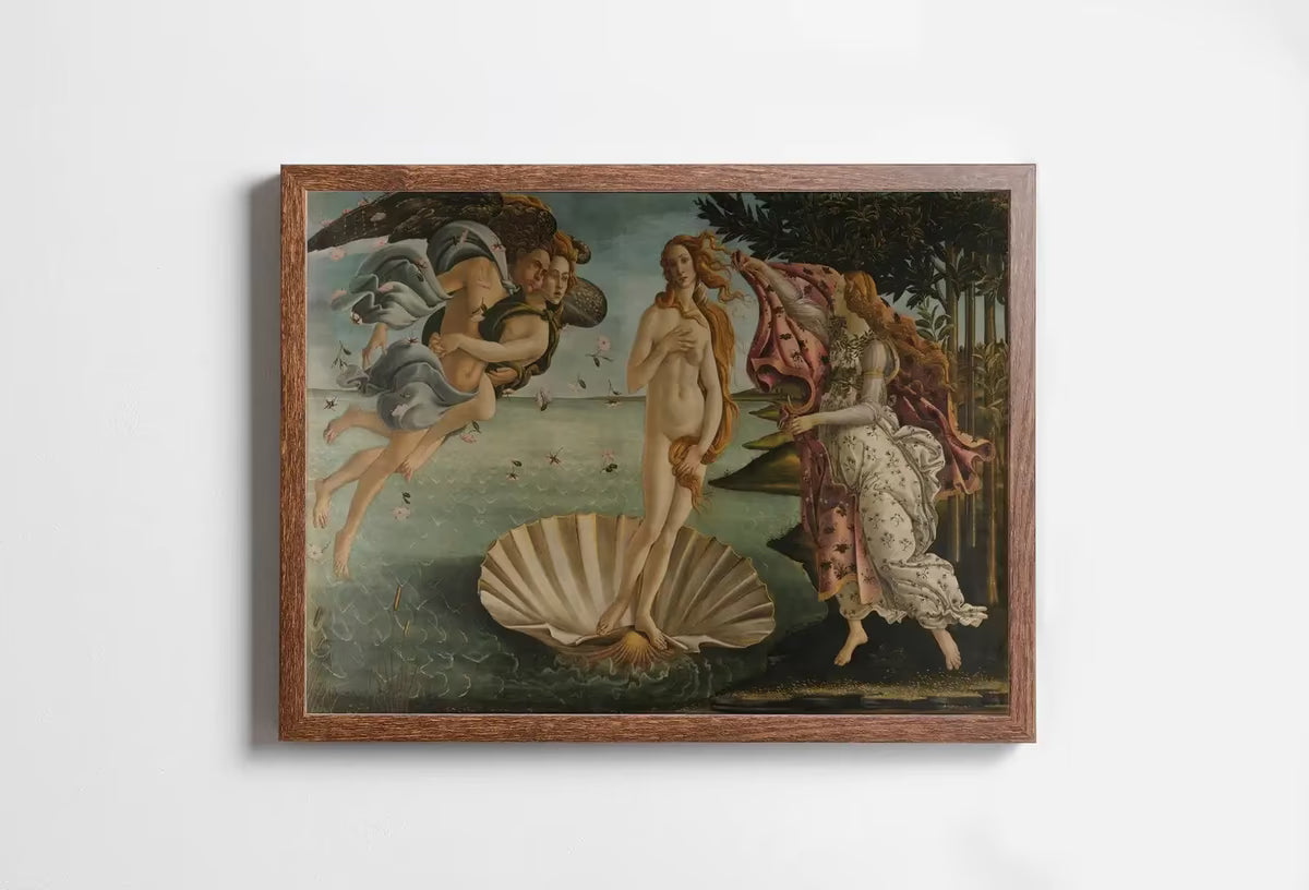 The Birth of Venus Vintage Famous Painting. Ancient Greek Mythology Painting Goddess Art. Antique Greek Mythology Art Printable Digital – Printable Wall Art