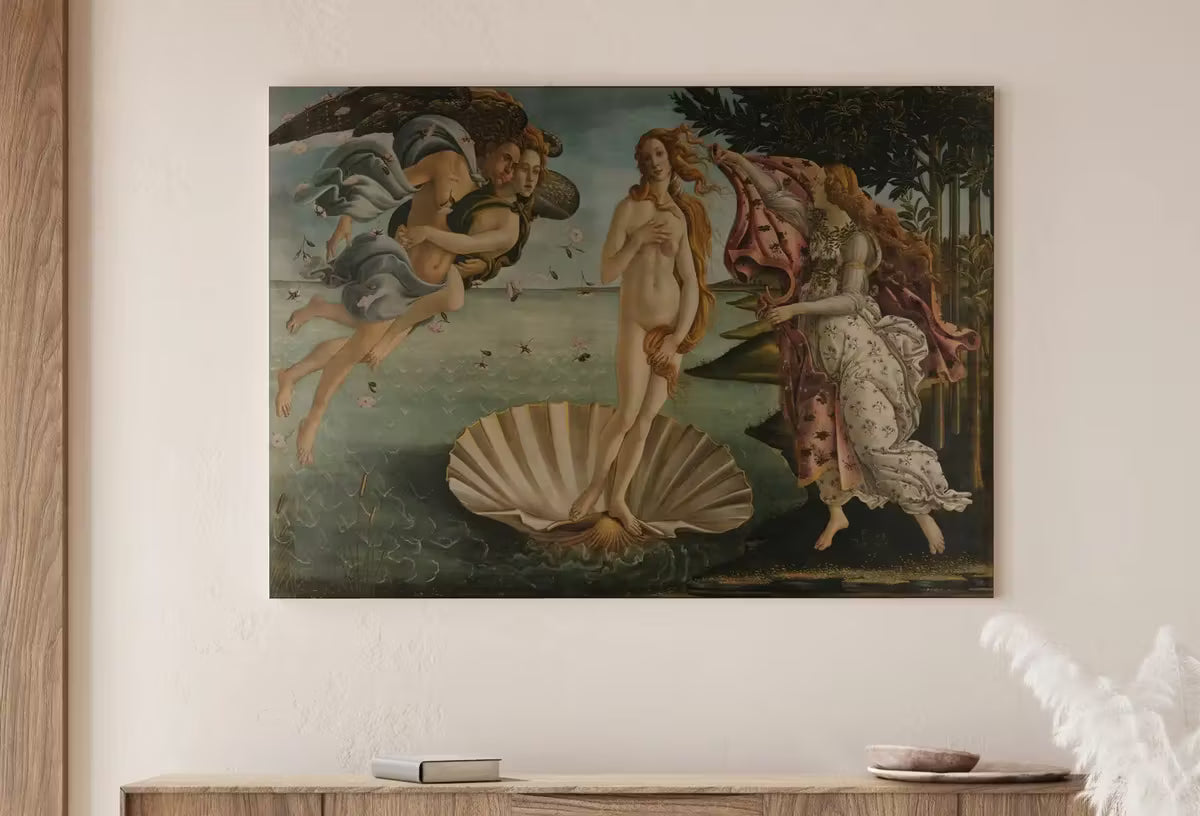 The Birth of Venus Vintage Famous Painting. Ancient Greek Mythology Painting Goddess Art. Antique Greek Mythology Art Printable Digital – Printable Wall Art