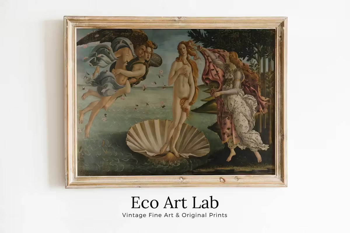 The Birth of Venus Vintage Famous Painting. Ancient Greek Mythology Painting Goddess Art. Antique Greek Mythology Art Printable Digital – Printable Wall Art