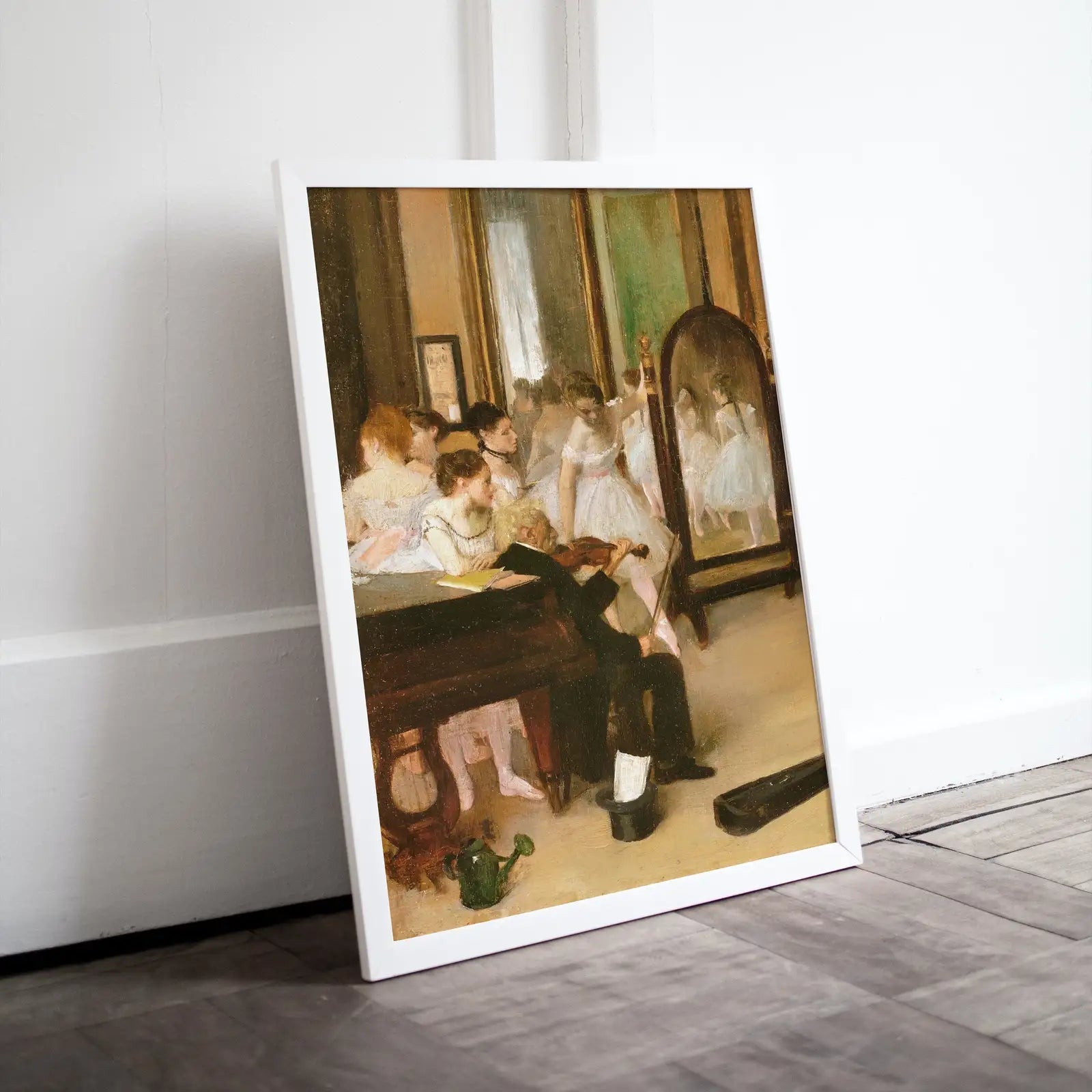 Included artwork preview showing first selection of artworks from The Dancing Class Edgar Degas Famous Painting Printable Art Print. Instant Download Degas Print. Vintage Ballerina Wall Art Digital Download.