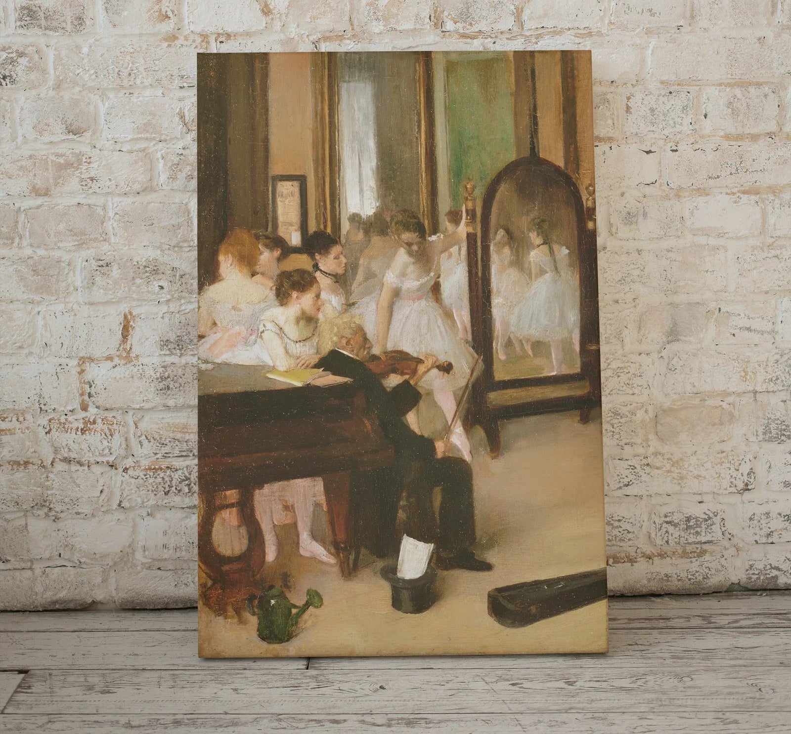Second included artwork preview from The Dancing Class Edgar Degas Famous Painting Printable Art Print. Instant Download Degas Print. Vintage Ballerina Wall Art Digital Download featuring various scenes.