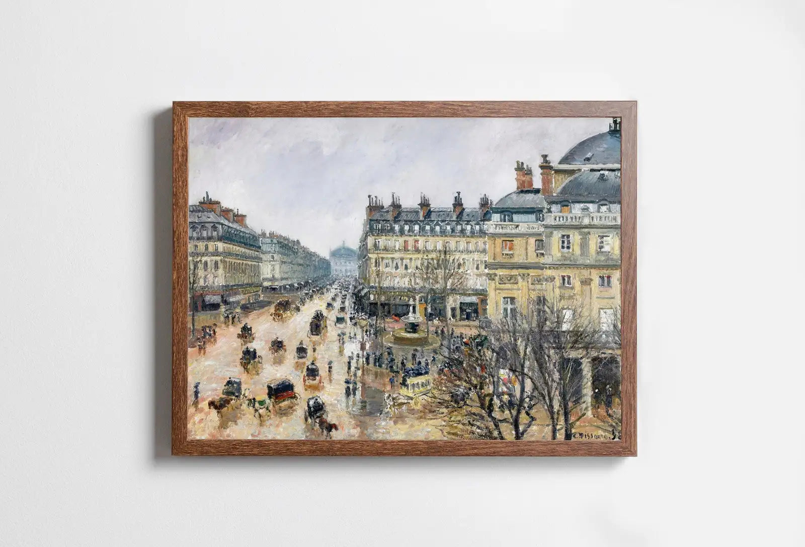 Included artwork preview showing first selection of artworks from The French Theater Square in Paris Painting. Printable Famous Art Print Instant Download Vintage Cityscape View Wall Decor. Fine Art Print.