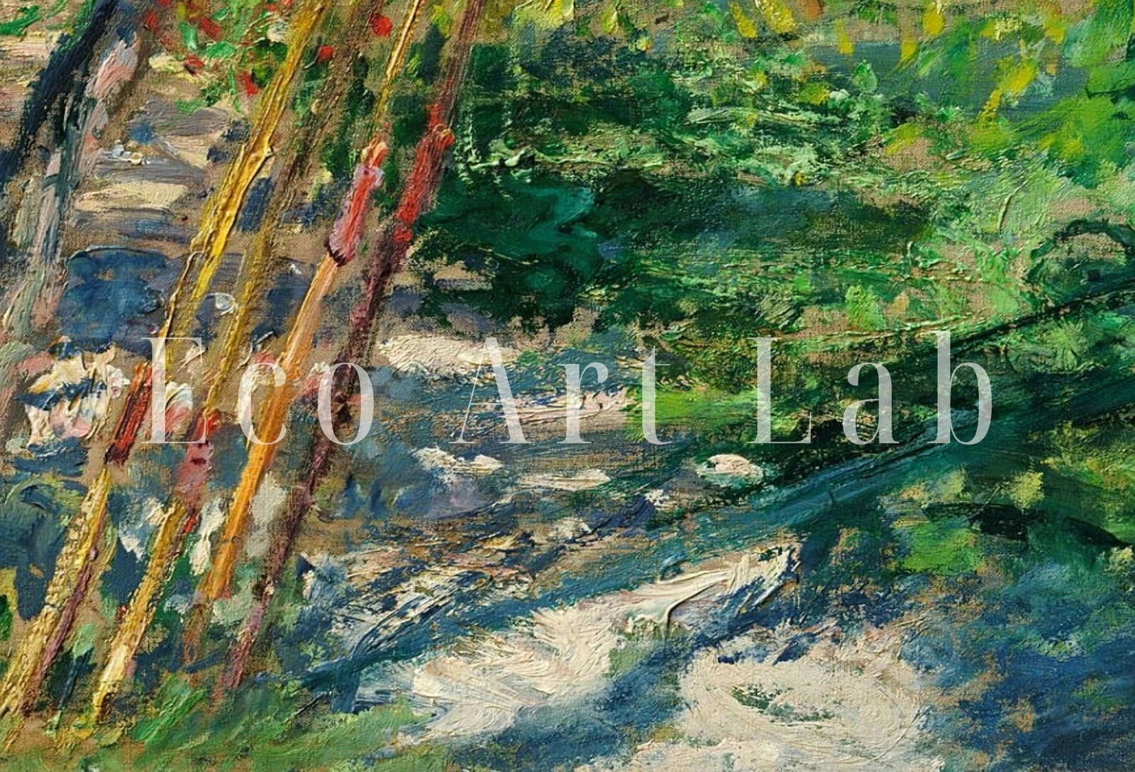 Le jardin de Vétheuil, célèbre peinture de Claude Monet : Téléchargement instantané de la décoration vintage. Impression botanique Monet imprimable pour le mur. Décoration vintage.