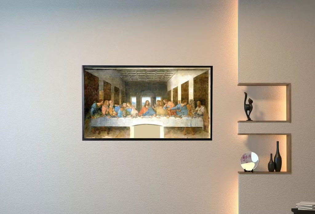 The Last Supper Wall Art – Frame TV Art 8K 4K Download – Jesus Painting Christian Artwork – Samsung Frame TV Decor – Original + AI Restored – Frame TV  Art