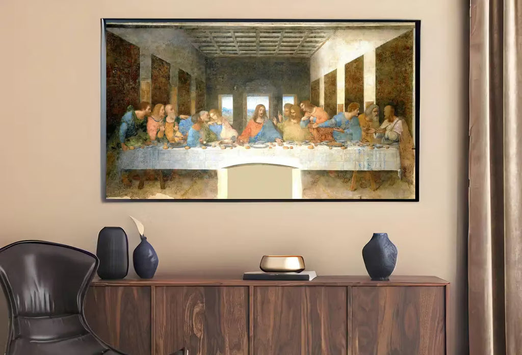 The Last Supper Wall Art – Frame TV Art 8K 4K Download – Jesus Painting Christian Artwork – Samsung Frame TV Decor – Original + AI Restored – Frame TV  Art