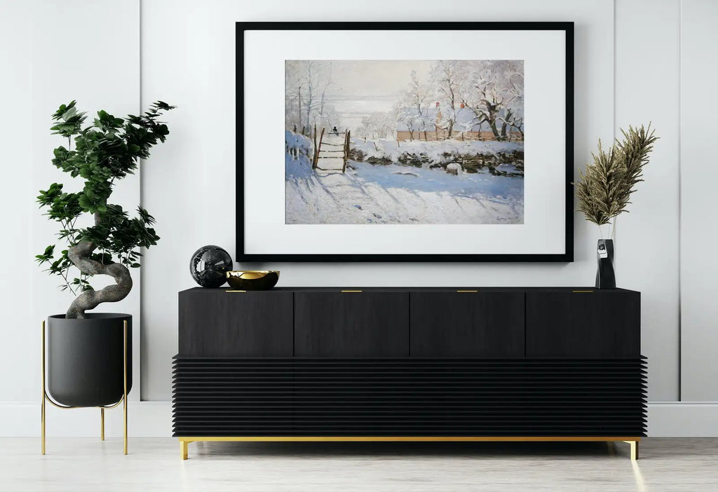 The Magpie Famous Claude Monet Painting. Monet Print Winter Landscape Instant Download Vintage Wall Art. Landscape Painting Printable Art – Printable Wall Art Digital Download – Digital Download