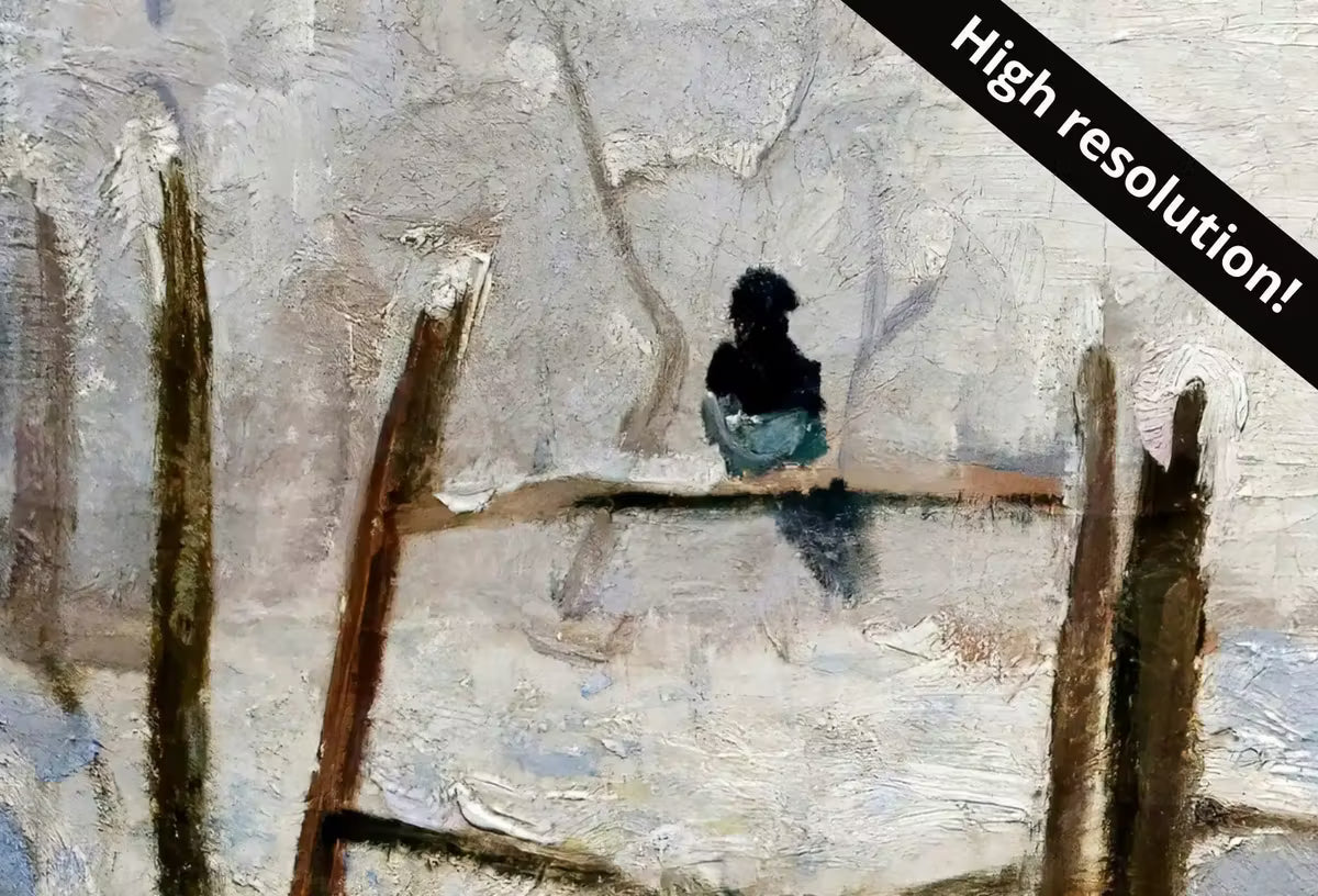 The Magpie Famous Claude Monet Painting. Monet Print Winter Landscape Instant Download Vintage Wall Art. Landscape Painting Printable Art – Printable Wall Art