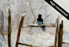 The Magpie Famous Claude Monet Painting. Monet Print Winter Landscape Instant Download Vintage Wall Art. Landscape Painting Printable Art – Printable Wall Art Digital Download – Digital Download