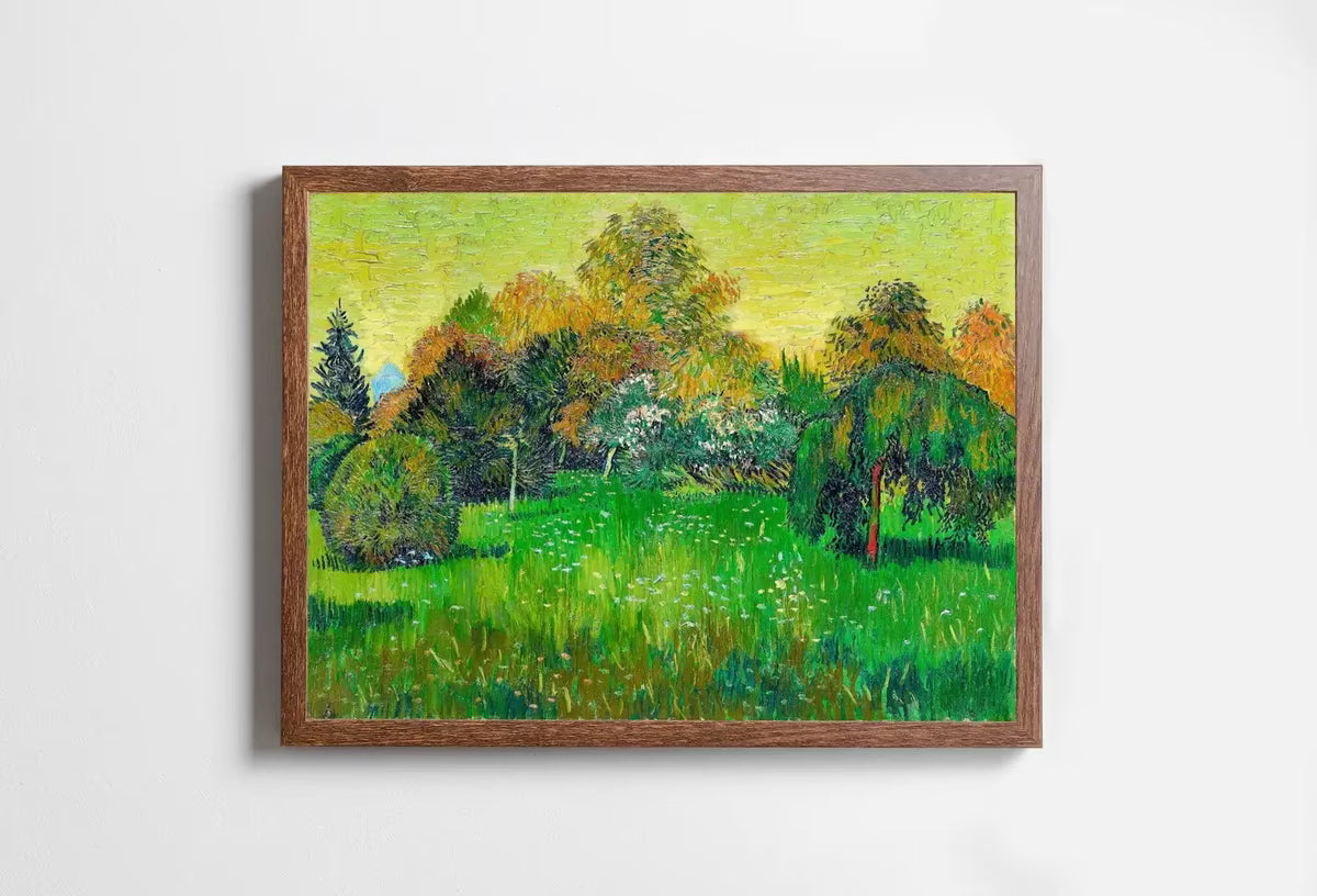 The Poet's Garden Famous Van Gogh Painting. Instant Download Vintage Decor. Vincent van Gogh Botanical Printable Wall Art. Vintage Print – Printable Wall Art