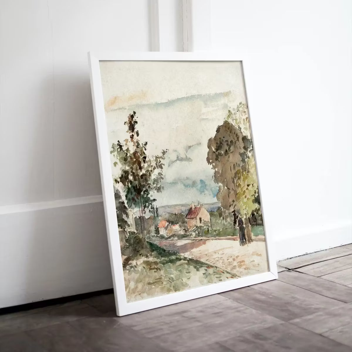 The Road from Versailles Countryside Vintage Wall Decor. Country Fine Art Print. Antique Landscape Painting. Printable Instant Download Art – Printable Wall Art