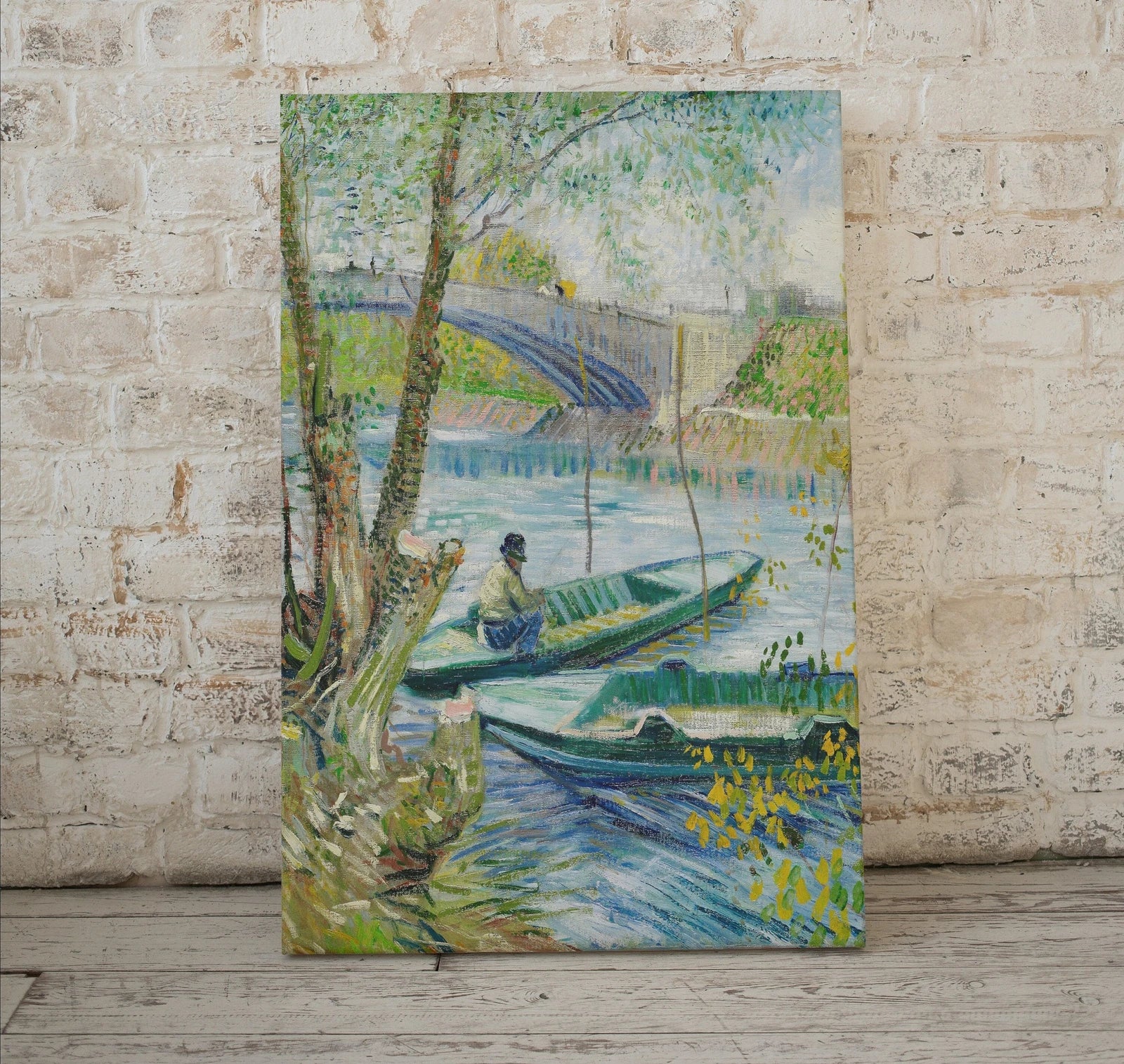 La Seine au printemps, impression d’art célèbre de Vincent van Gogh à imprimer. Téléchargement instantané d’impression de Van Gogh, peinture vintage. Impression d’art fin