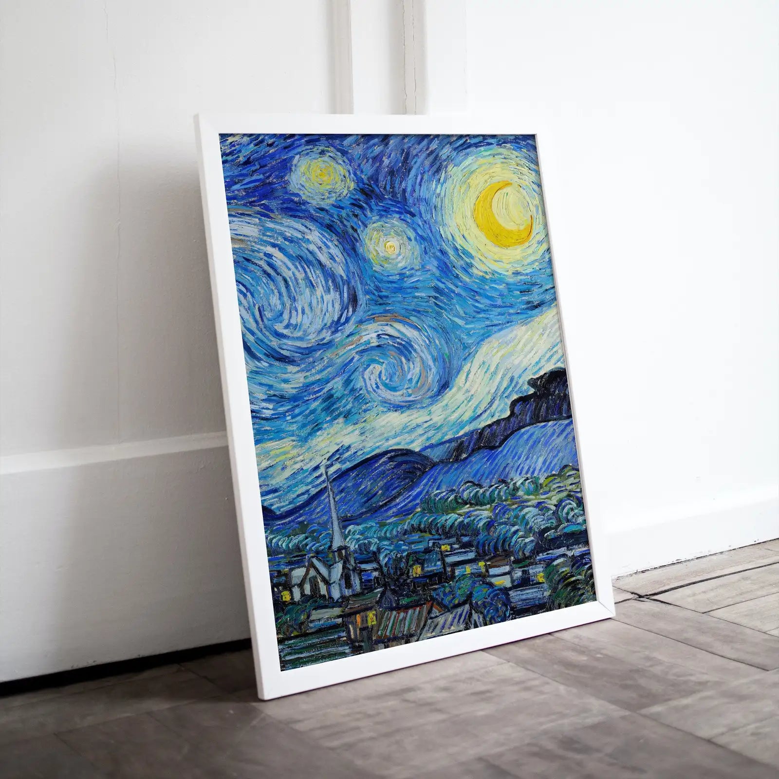 La nuit étoilée de Vincent van Gogh. Impression d’art célèbre. Téléchargement instantané de l’impression de van Gogh. Impression d’art pour la décoration murale.