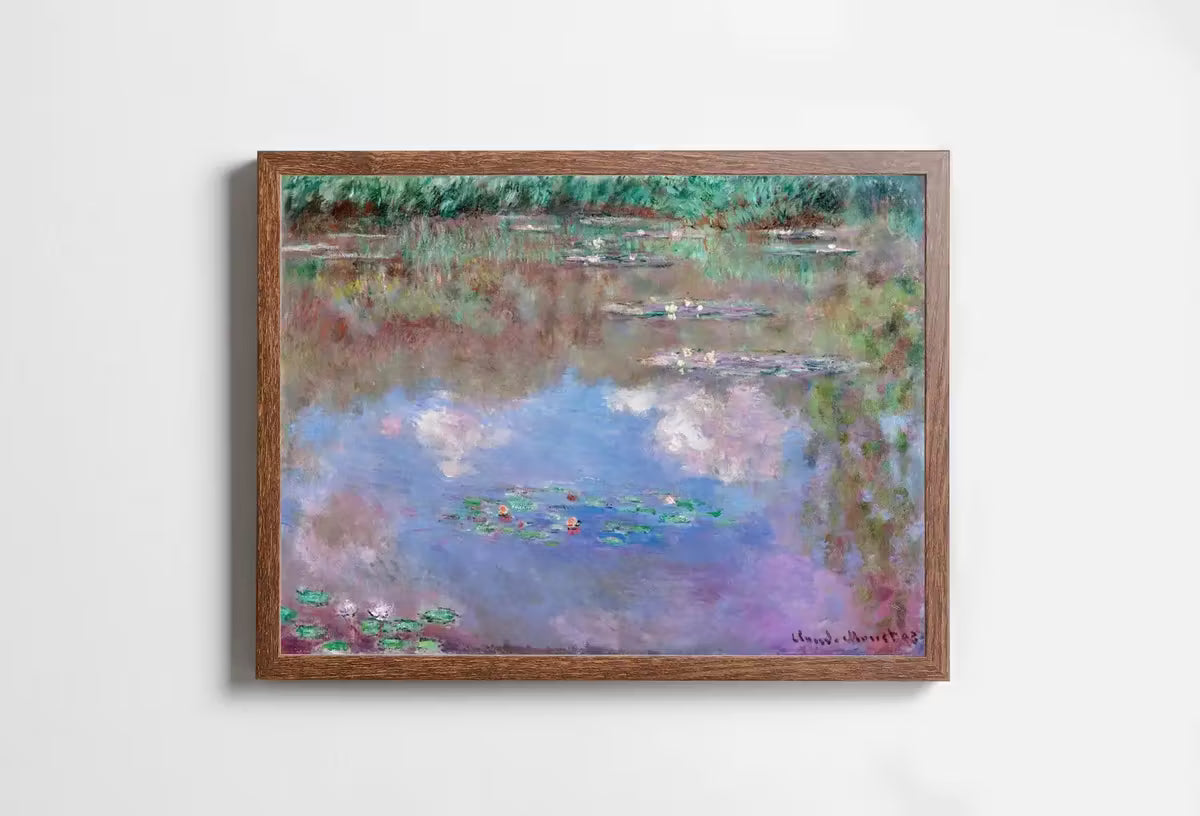 The Water Lily Pond Famous Claude Monet Painting. Instant Download Vintage Decor. Monet Botanical Print Printable Wall Art. Vintage Decor – Printable Wall Art