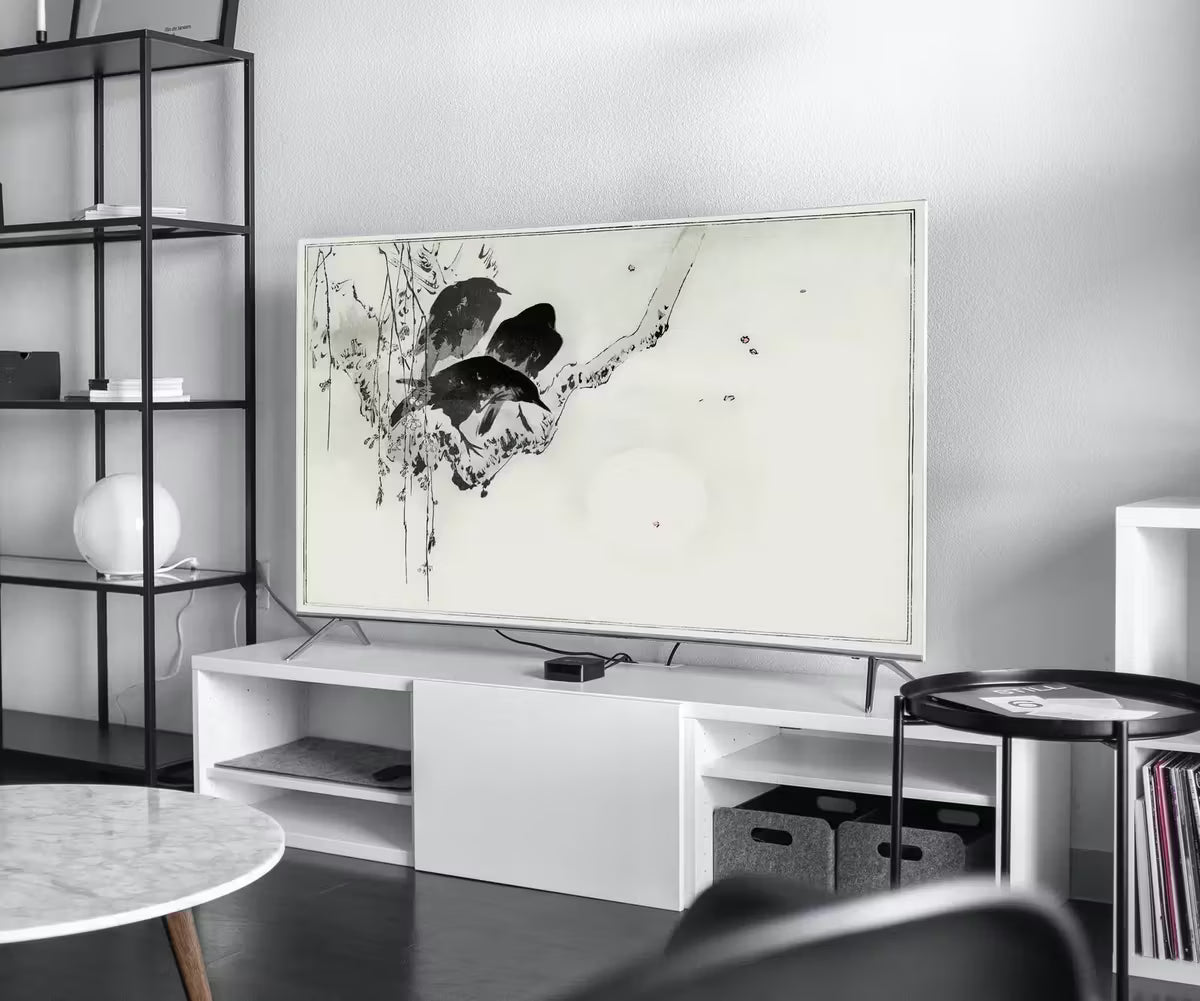 Three Crows on a Branch Frame TV Art. Vintage Japanese Painting Samsung Art TV,  for Samsung Frame, Frame TV Birds on Branch – Frame TV  Art