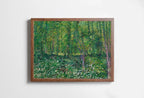 Included artwork preview showing first selection of artworks from Trees and Undergrowth by Vincent van Gogh. Famous Printable Art. Instant Download van Gogh Print. Vintage Forest Painting. Fine Art Print.
