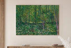 Second included artwork preview from Trees and Undergrowth by Vincent van Gogh. Famous Printable Art. Instant Download van Gogh Print. Vintage Forest Painting. Fine Art Print featuring various scenes.