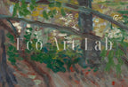 Second included artwork preview from Trees in Nederlands Vincent van Gogh Famous Printable Art. Instant Download van Gogh Print. Vintage Forest Painting. Fine Art Print featuring various scenes.