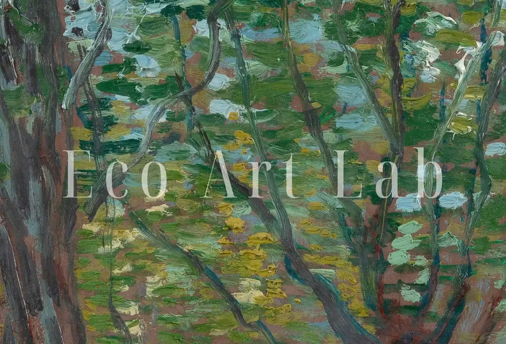 Trees in Nederlands Vincent van Gogh Famous Printable Art. Instant Download van Gogh Print. Vintage Forest Painting. Fine Art Print – Printable Wall Art