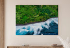 Second included artwork preview from Tropical Beach Top View Digital Home Decor. Printable Wall Art. Beach & Trees Nautical Wall Decor Blue Waves Art Prints, Coastal Wall Art featuring various scenes.