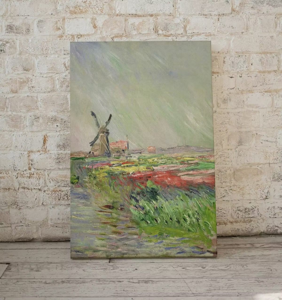 Tulip Field in Holland Claude Monet Instant Download Vintage Decor. Famous Monet Painting. Monet Landscape Printable Wall Art. Vintage Decor – Printable Wall Art