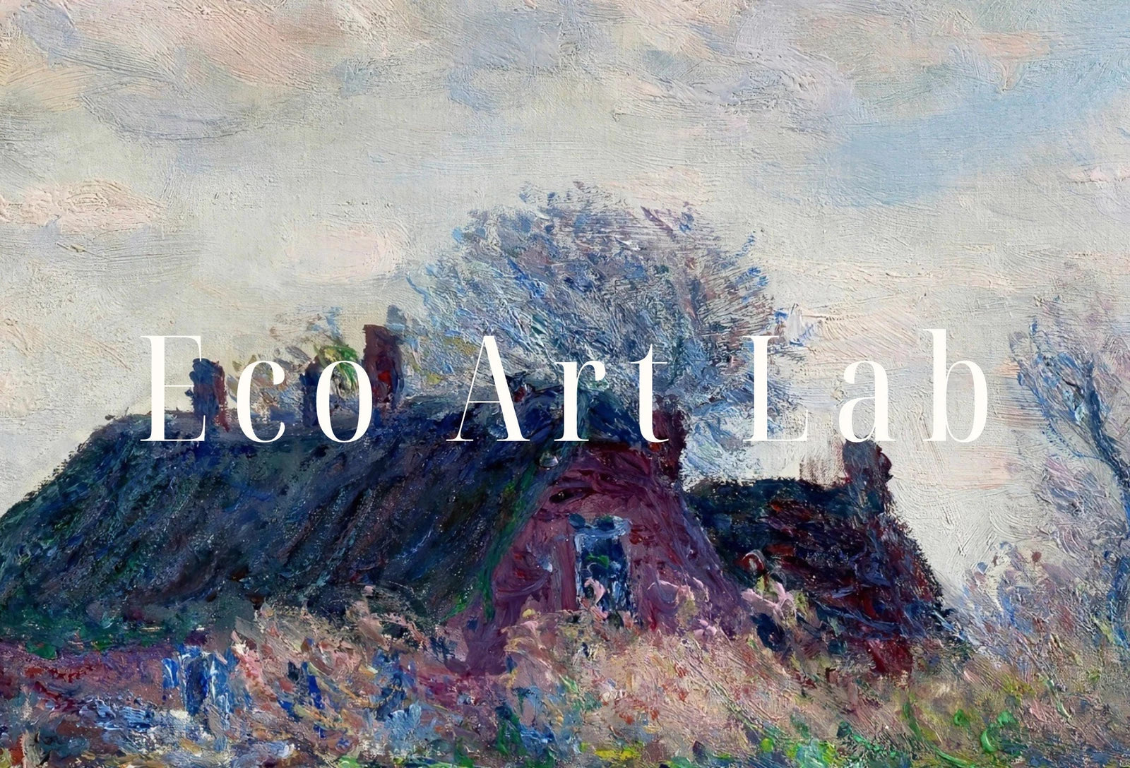Detail view of artwork from Tulip Fields Claude Monet Painting Famous Monet Art. Instant Download Vintage Decor. Vintage Landscape Tulip Printable Wall Art Spring Decor. (variation 1)