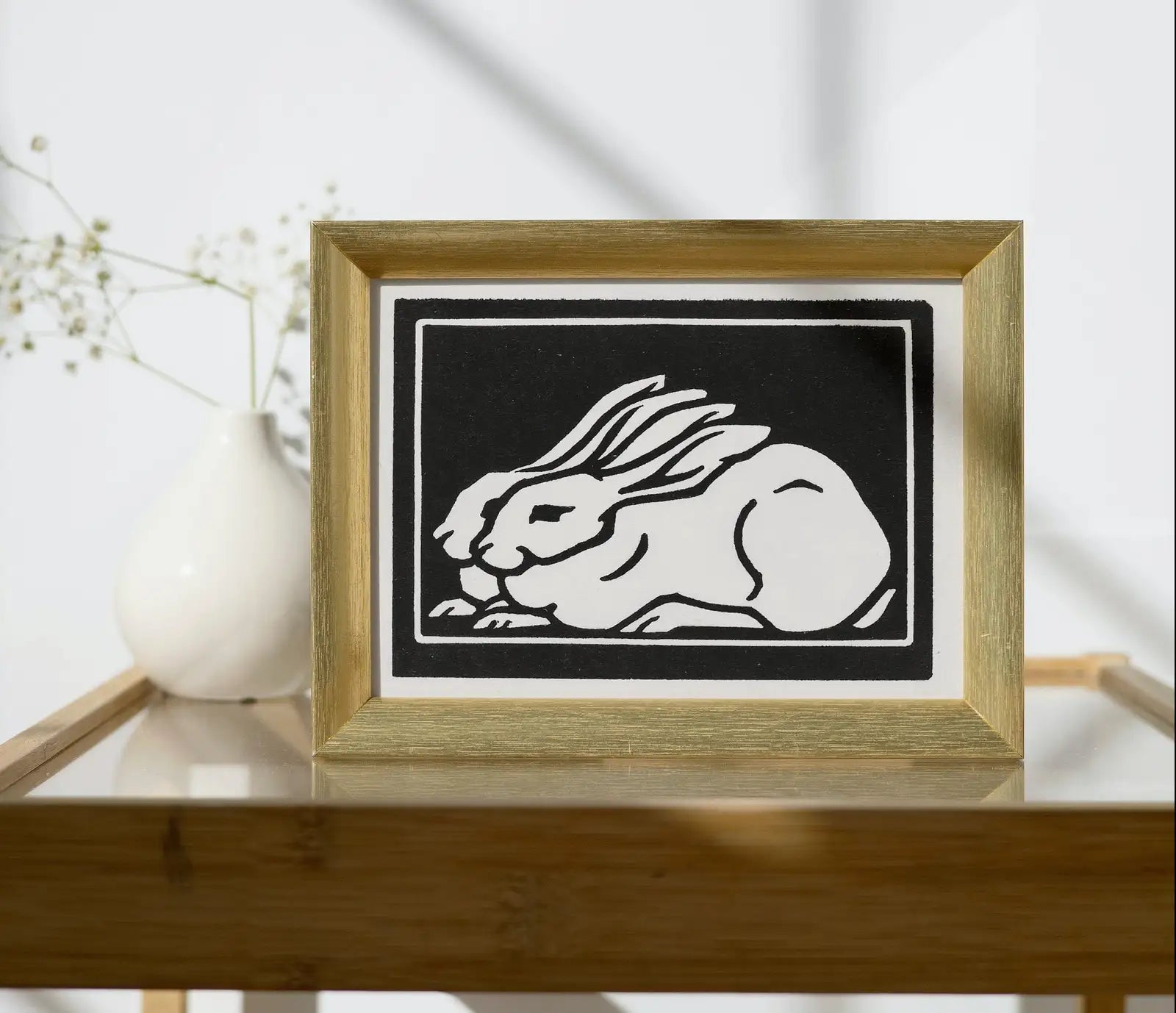 Second included artwork preview from Two Rabbits Vintage Art Nouveau Print Wall Art. Instant Download Retro Rabbit Painting Julie De Graag Printable Wall Art, Art Nouveau Poster featuring various scenes.