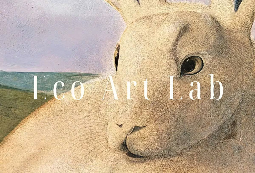 Two Rabbits Wall Art Vintage Painting. Vintage Animal Print. Printable Wall Art, . Rabbit Painting Digital Art. Nature Print – Printable Wall Art