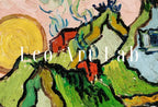 Van Gogh Houses and Figure Painting Printable Famous Print. Instant Download. Farmhouse van Gogh Print. Vintage Fine Art Digital Download – Printable Wall Art Digital Download – Digital Download