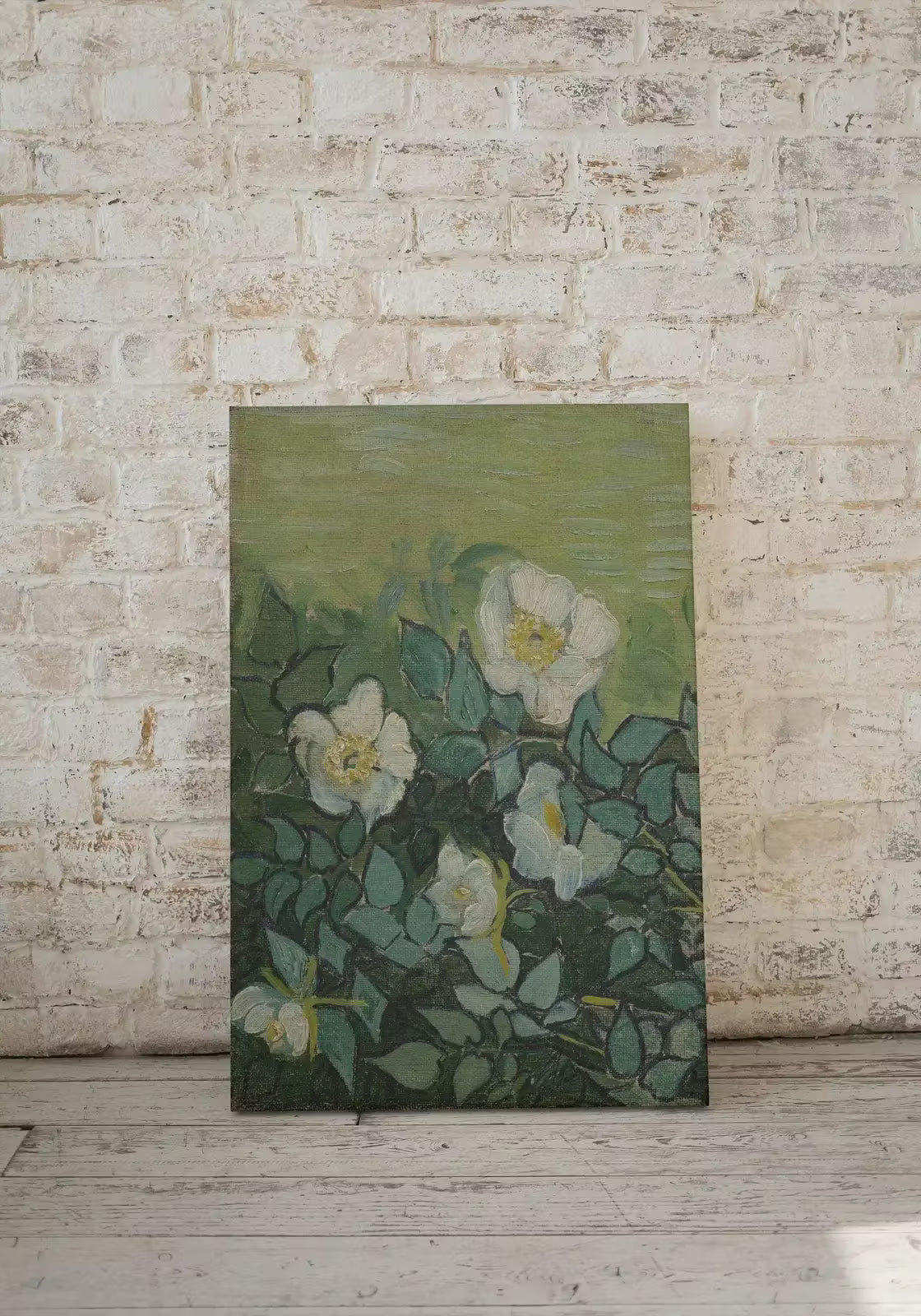van Gogh Wild Roses Famous Painting Art Print. Instant Download Printable van Gogh Fine Art. Vintage Botanical Art. White Roses Painting – Printable Wall Art