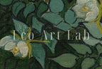 Detail view of artwork from van Gogh Wild Roses Famous Painting Art Print. Instant Download Printable van Gogh Fine Art. Vintage Botanical Art. White Roses Painting. (variation 2)