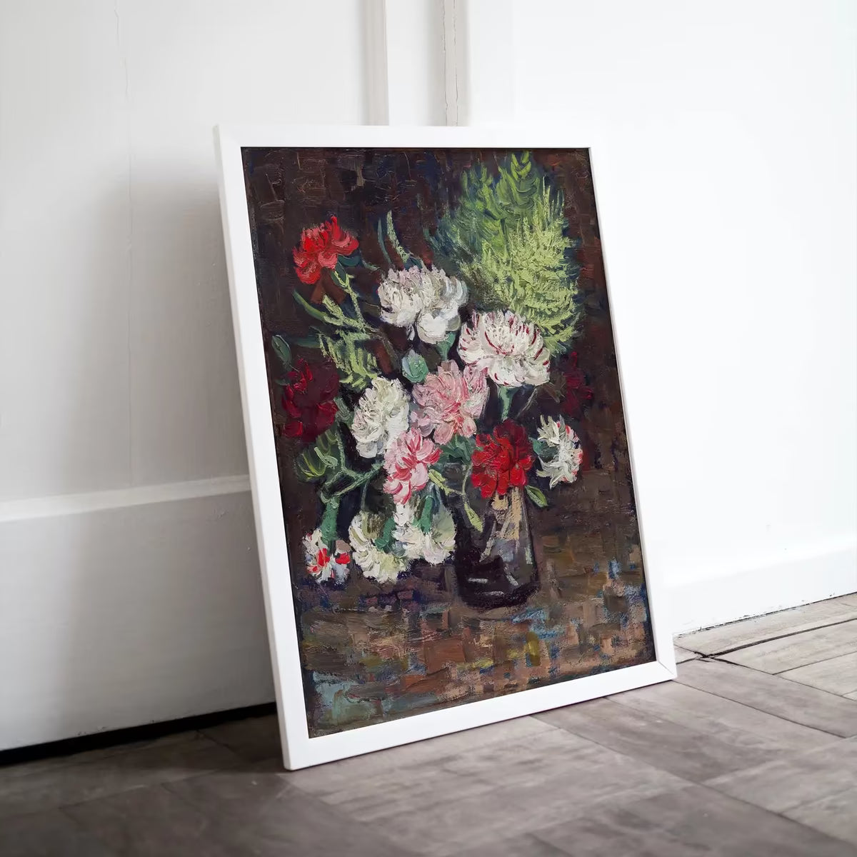 Vase with Carnations Painting, Famous van Gogh Art Print. Instant Download Printable van Gogh Fine Art. Vintage Still Life Flowers Painting – Printable Wall Art