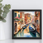 Venice Wall Art I Italy Printable Canal Home Decor I Gondola Painting  – Printable Wall Art